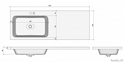 Misty Тумба с раковиной Чегет 70 L белая под стиральную машину – фотография-5